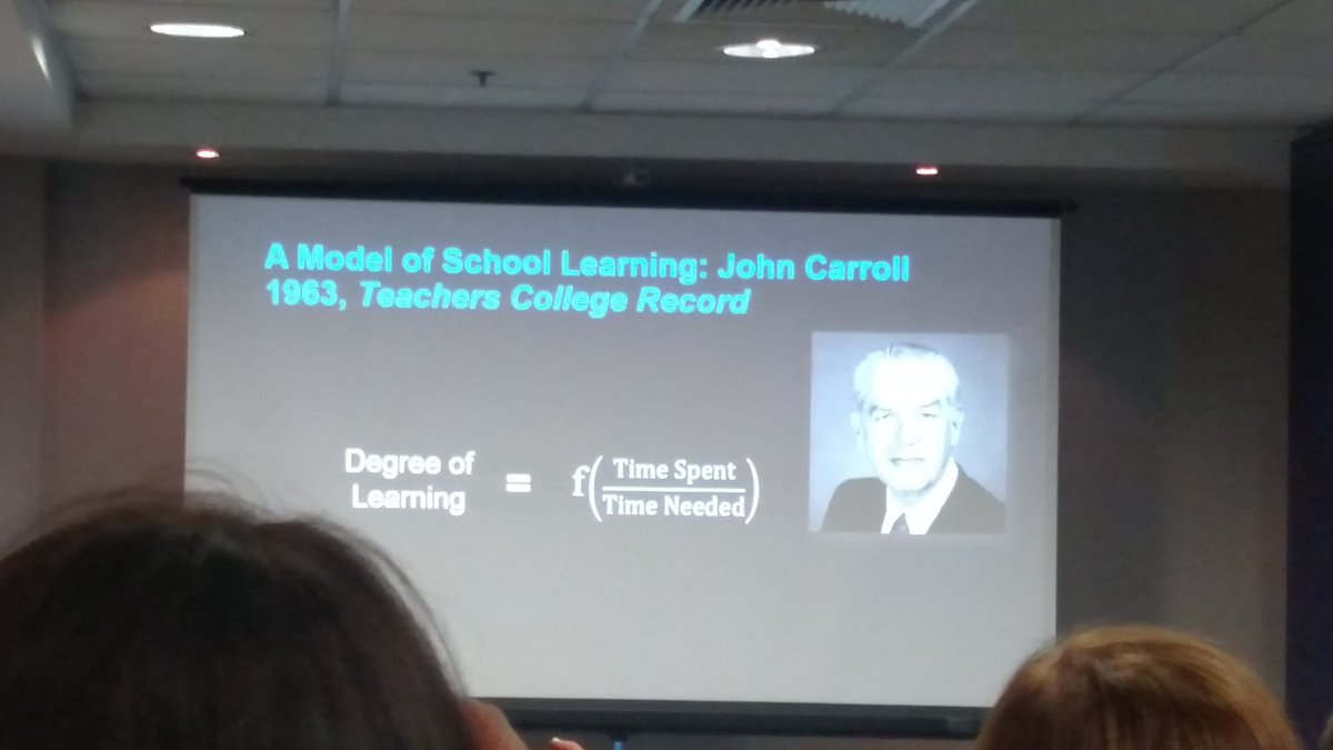 tjoosten's tweet photo. Adaptive learning via 1963 from Carroll #edcrunch2018 https://t.co/PrVw3vSpYV