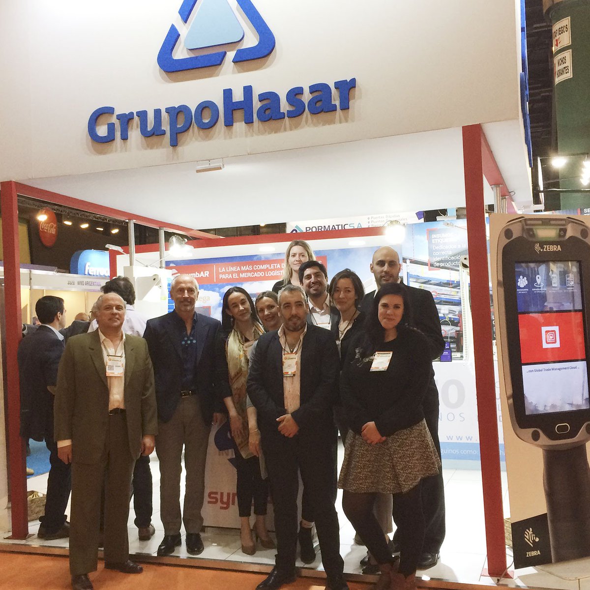 GrupoHasar's tweet photo. Otro año más, muy contentos de haber participado de #expologistik2018 ¡Gracias a todos los que nos visitaron en el stand 3530!
#expologistik #larural #grupohasar #hasar #hasarservicios #hasarsistemas #compañiahasar #symbar #presentes #expo #exposiciones #evento #hasarexpo https://t.co/Kqm0wPYDXh