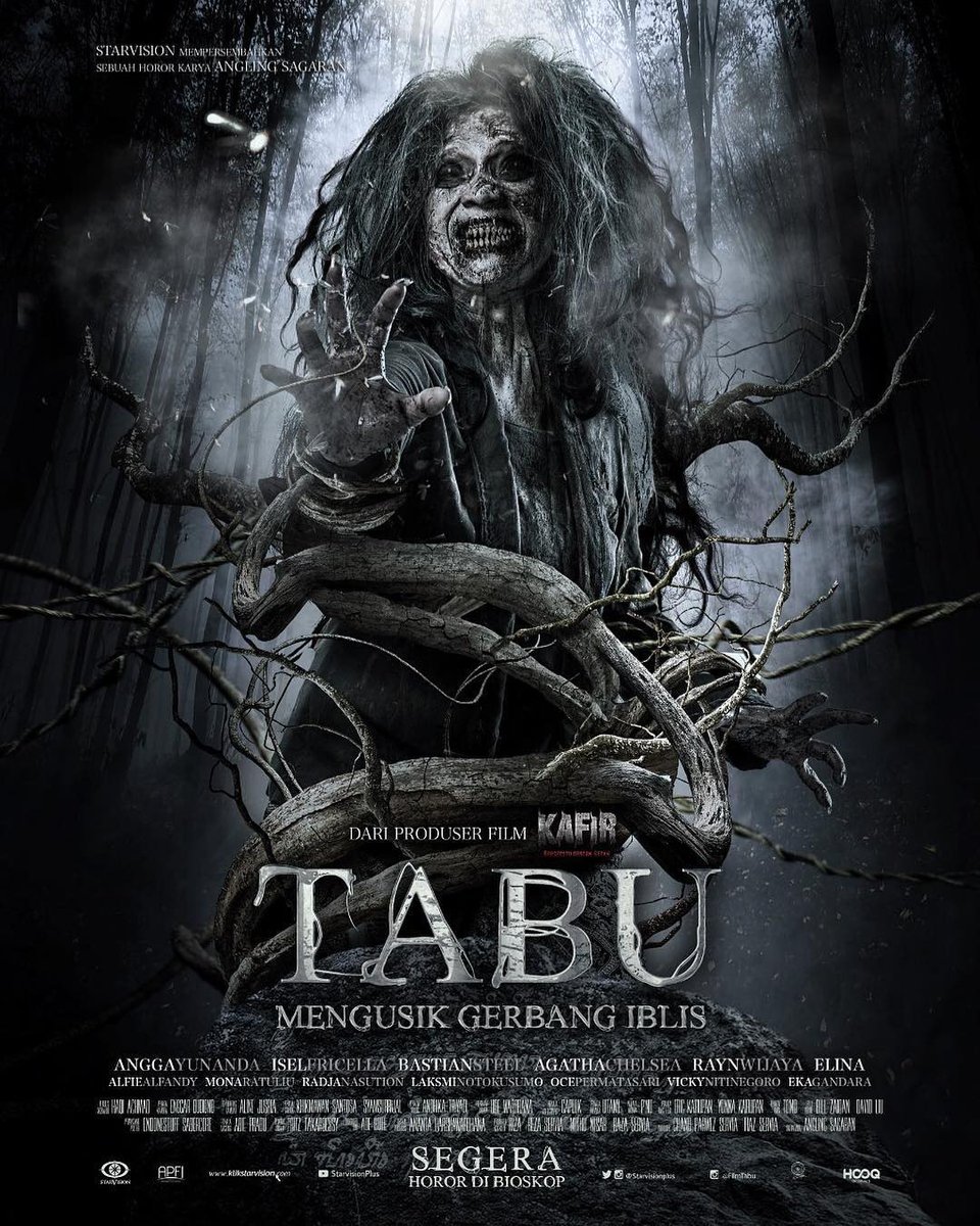 catmodjo's tweet image. congrats buat @starvisionplus untuk film horror terbarunya TABU. semoga bs diterima penikmat horror di Indonesia &amp;amp; jg banyak penontonnya ya 🙏🏽