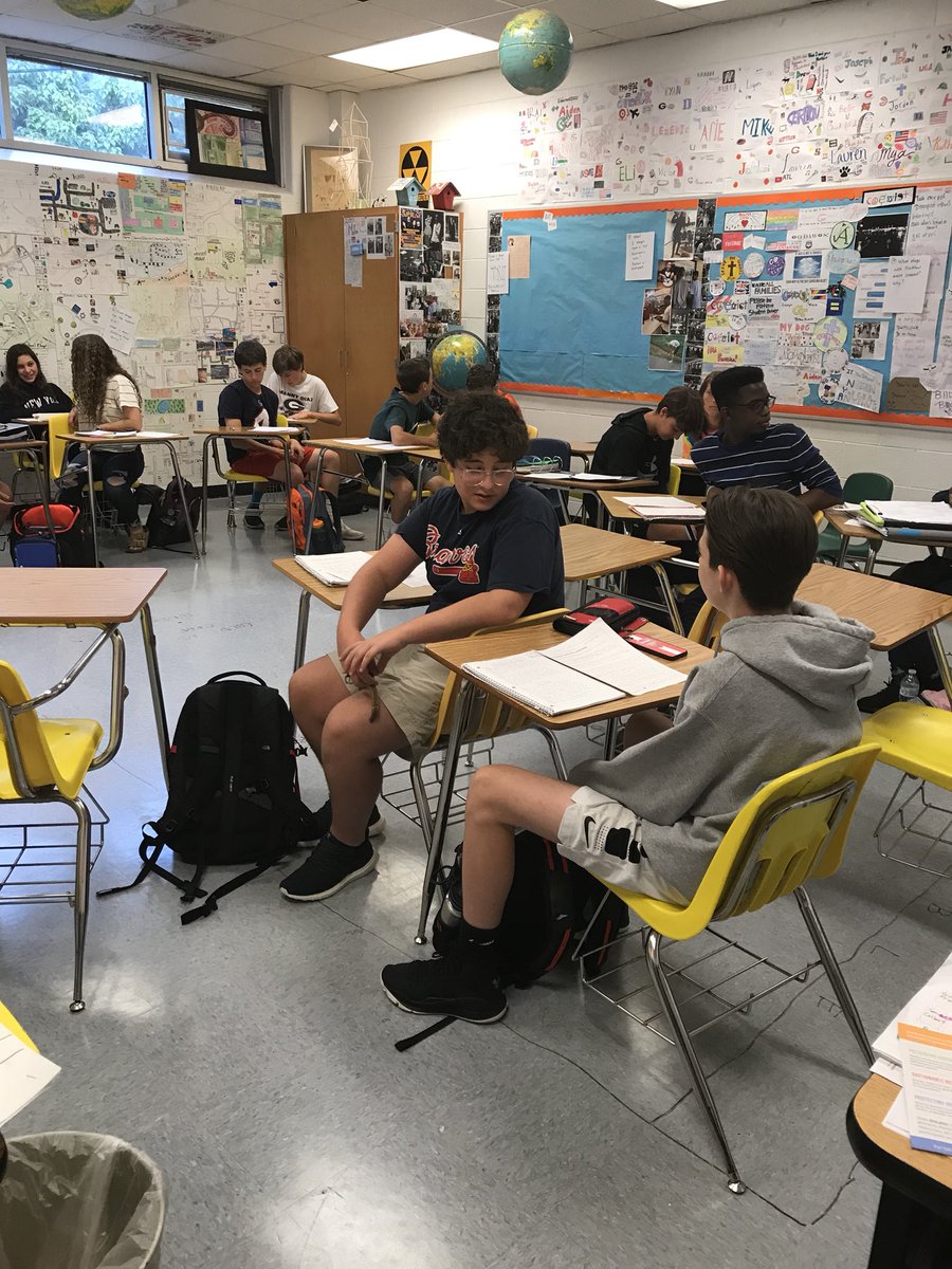 NSmyfreedomday's tweet photo. First AP Hug Socratic Seminar in Global Immigration Crisis. #nschs #FreshSpartans22 https://t.co/A6PWXrRcd0