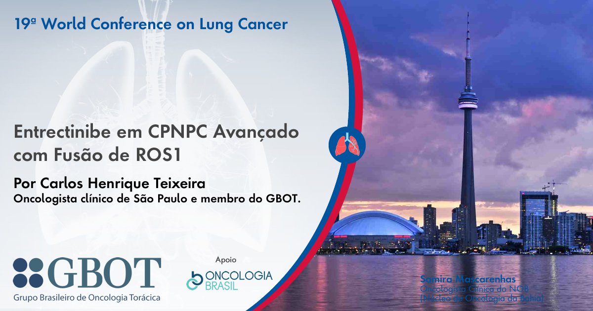BrasilOncologia's tweet image. Entrectinibe em CPNPC Avançado com Fusão de ROS1. Saiba mais na página da cobertura &amp;gt; oncologiabrasil.com.br/iaslc

#OncologiaBrasil #oncologia #oncology #saúde #cancer #wclc2018