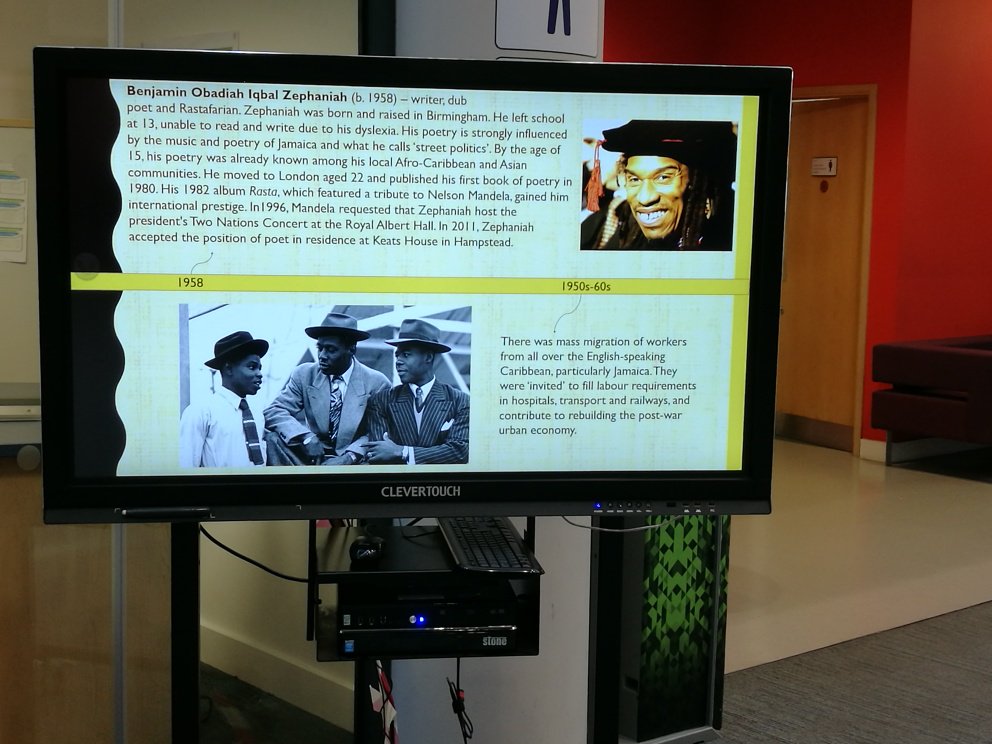 Have you seen our Black History Month presentation celebrating great black British achievers? It's running on the ground floor of Augustine House #BHM2018