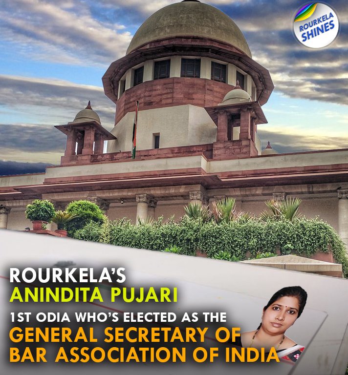 RaurkelaShines's tweet photo. Advocates Anindita Pujari from #Rourkela Becomes The #FirstODIA who was elected as General Secretary of Bar Council Of #India.
Many Congratulations to Her! :D
The Bar Association of India has unanimously re-elected Dr Lalit Bhasin as its President. #DoRetweet #RourkelaShines https://t.co/d98cSIehUD