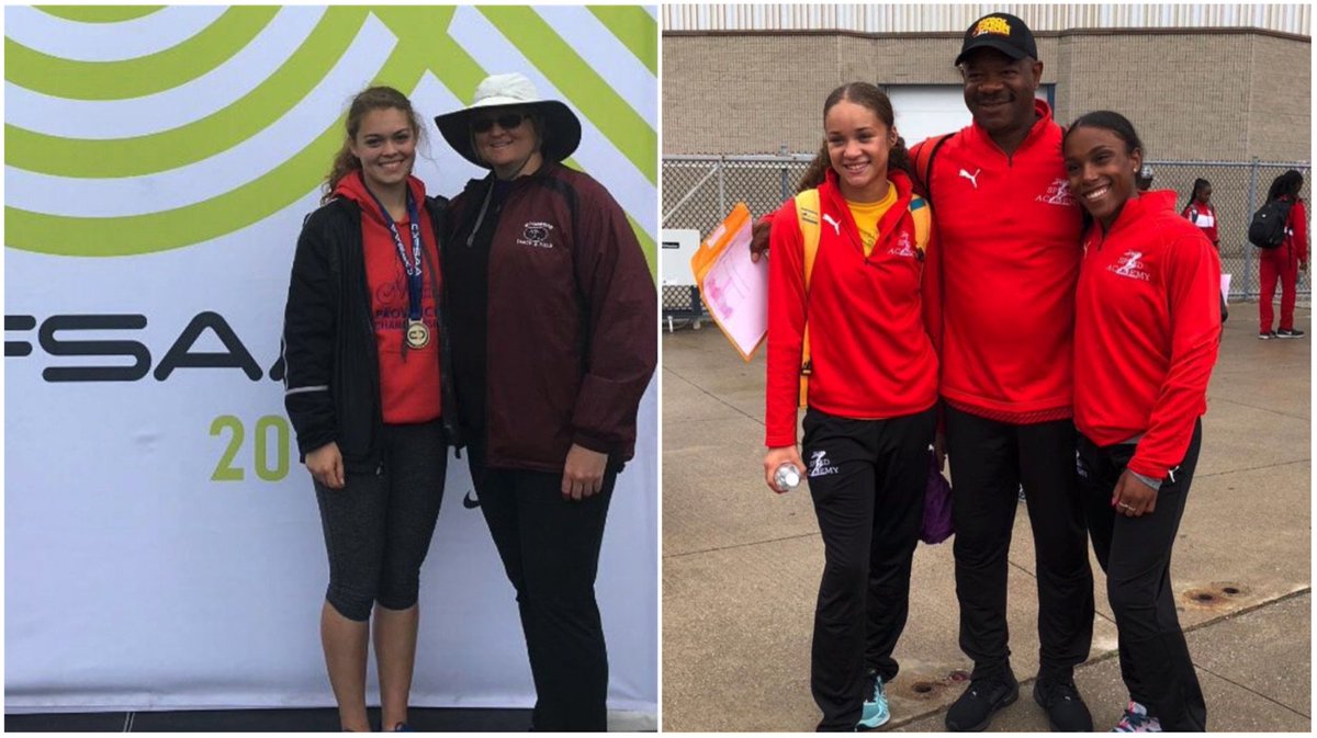 AthleticsCanada's tweet photo. Congratulations to our winners of the #ThanksCoach contest! The female winner is @MsBovin &amp; the male winner Tony Sharpe from @SpeedAcademyca 👏👏👏 

We will contact the winners to make arrangements for your prizes. https://t.co/REhecq2H38