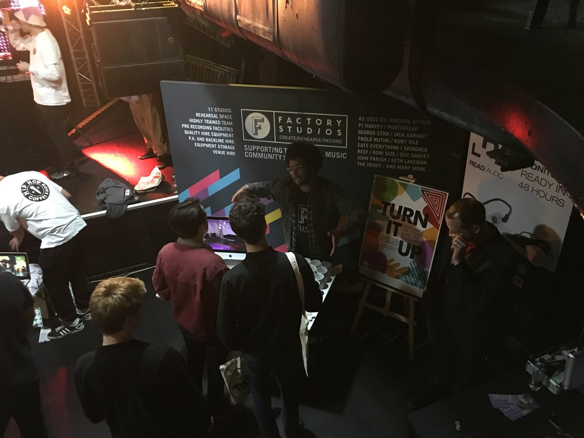 Yesterday's Freshers fair at the Thekla. Any students who missed out Factory Studios are giving away free rehearsals vouchers. Just message info@factorystudios.co.uk with your name. #bimmbristol #bristolfreshers #bristolmusic #bristol #bristollife #bristolcity #livesoc #uwe
