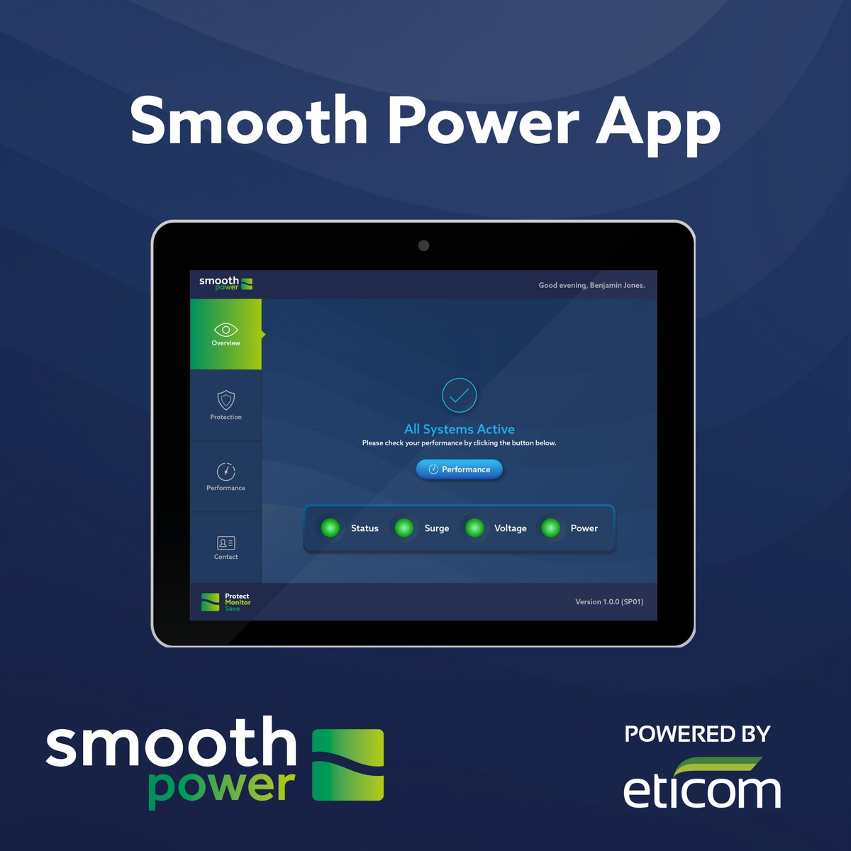 Once installed our #SmoothPower App is available to use, showing real time electricity savings. Interested in saving money and protecting your home/clients homes. Get in touch. #protect #monitor #save
