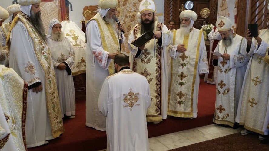 StAbanoub63's tweet photo. Worthy Worthy Worthy Antonious the Hegumen!  

Our very own Fr. Antonious Takla was elevated to the rank of Hegumen by HH Pope Tawadros II! May God continue to strengthen Fr.Antonious so he may continue to serve the Church for many more years to come!

Sunday, September 30, 2018. https://t.co/grbB4ExkAK