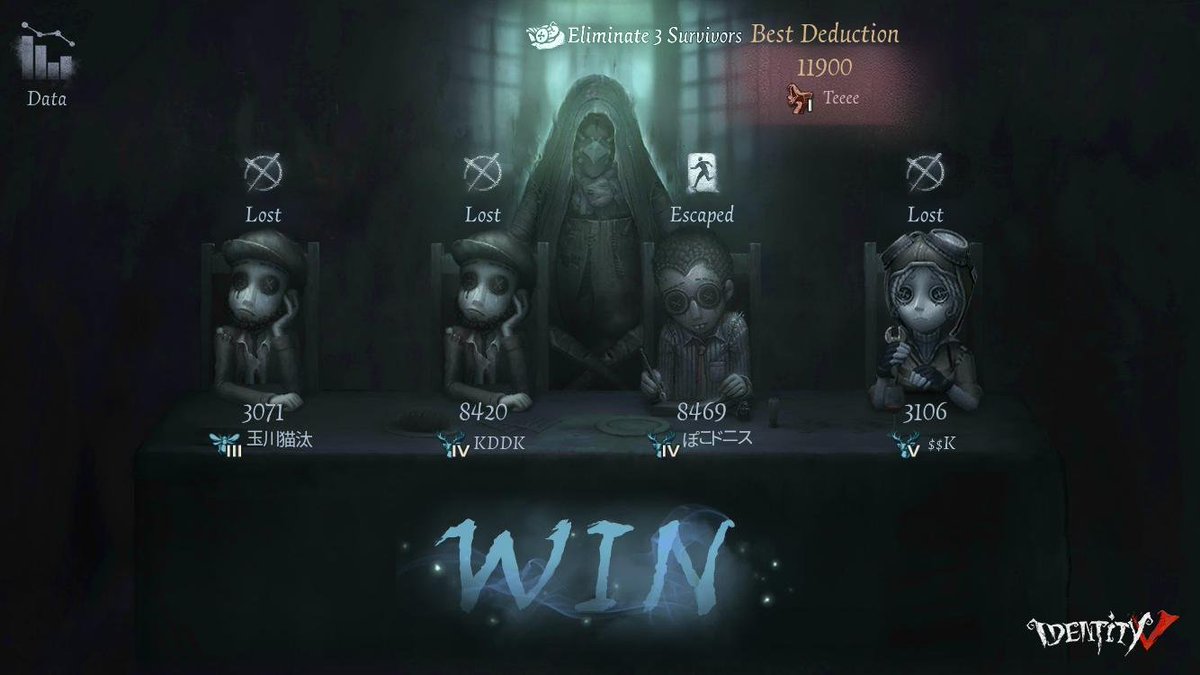Teejlpder's tweet photo. I'm playing Identity V. Fancy a game? https://t.co/A7VuLZXQg7
