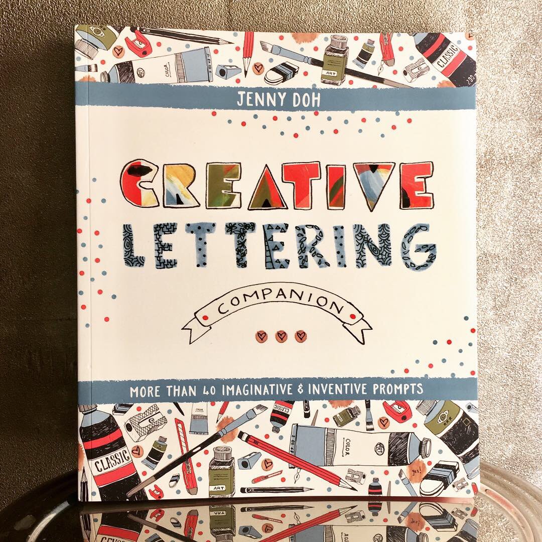 jennydoh's tweet image. My newest book is officially official! The 3rd sequel to my original #CreativeLettering book, designed as a workbook w 40+ fun, fresh #lettering prompts.It’s available everywhere books r sold including amazon and barnes&amp;amp;noble.Hope u have oodles of fun w it!