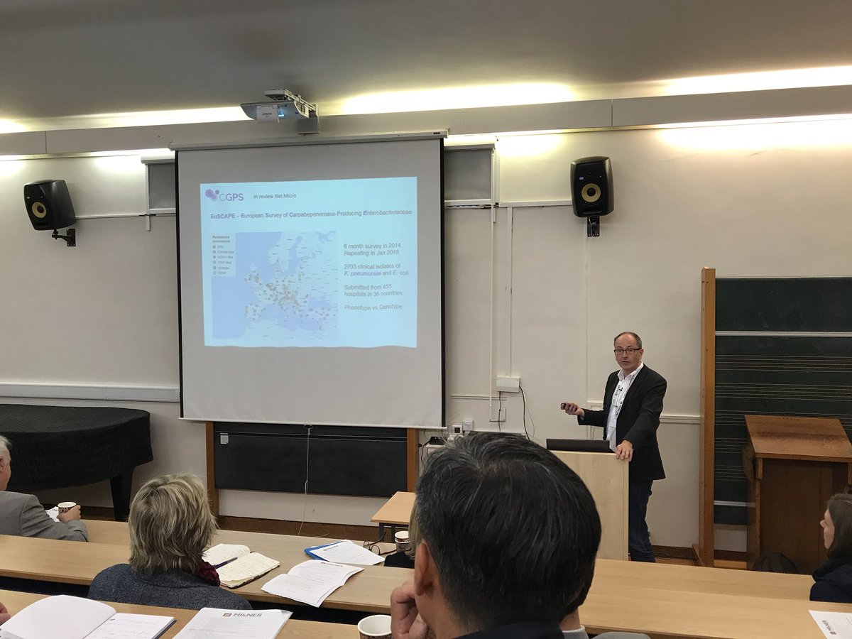 TheMilnerInst's tweet photo. Great start to breakout session on antimicrobial resistance and microbiome. David Aanensen @TheCGPS guiding us through Pathogen Watch, a global platform for genomic surveillance. #MilnerSymp18 https://t.co/a4cUc3yzcJ https://t.co/fdDkK3Y1cs