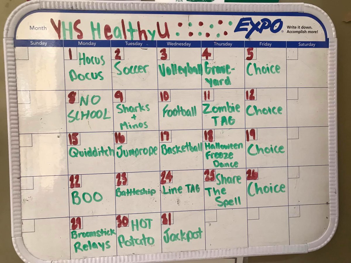 YHealthyU's tweet photo. @UHHTSD @HamiltonAreaY @WeAreHTSD students are making a daily commitment to healthy lifestyles! Aftercare staff are making monthly calendars and celebrating their monthly HU MVPs!! #UHStrong #ForChildrensHealth https://t.co/pUXIEhrI5r