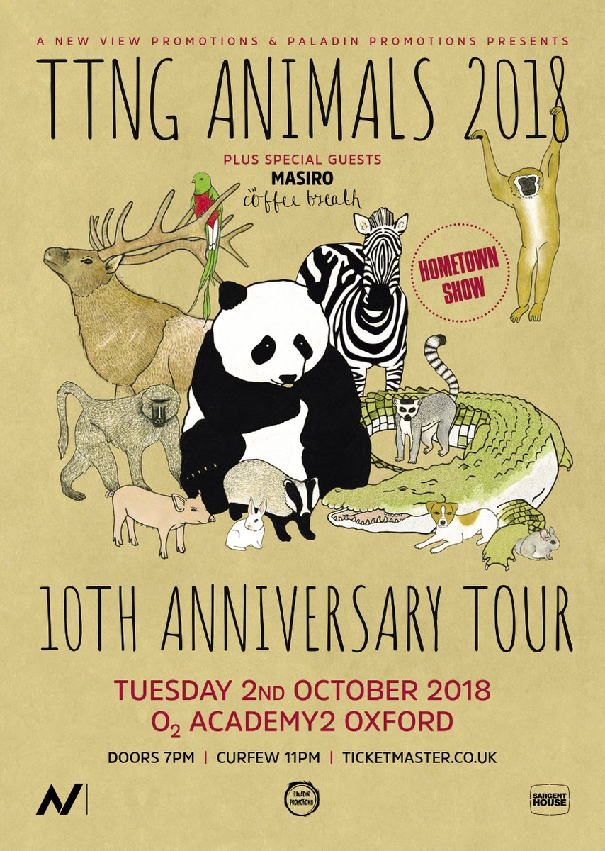 ANewViewMusicUK's tweet photo. .@TTNGuk tomorrow with @PALADINPROMO is looking to be rammed!

Plus @ntrance &amp; #britpopboys on 13th October with the @academyevents team! #october #oxford #livemusic #showseason https://t.co/msQL9egpzc