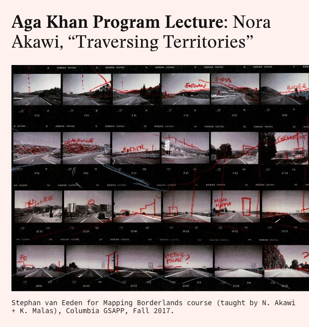 When in town, don't miss today's lecture by architect and curator <a href="/NoraAkawi/">Nora Akawi</a> starting at noon at <a href="/HarvardGSD/">Harvard GSD</a>..

gsd.harvard.edu/event/nora-aka…