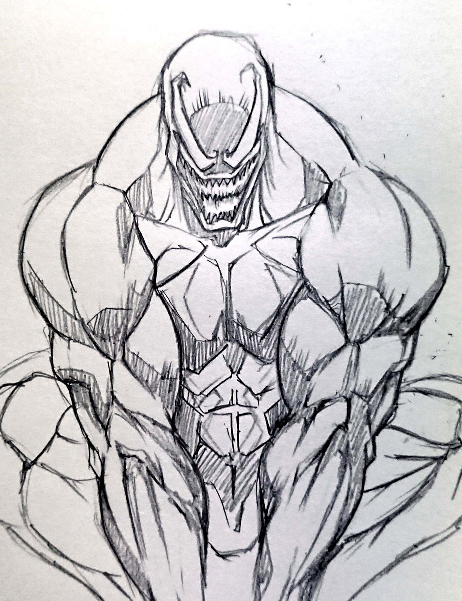 ブロデター 依頼受付中 アメコミチックにヴェノム P 描いてるうちに腕の筋肉わかんなくなってきましたyo ブロデター 依頼受付中 アメコミチックにヴェノム P 描いてるうちに腕の筋肉わかんなくなってきましたyo