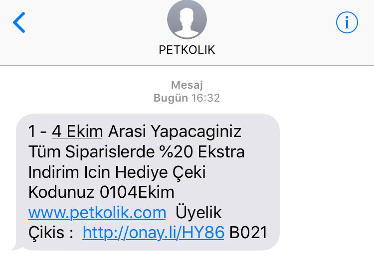 Bugün @temizmamacom sitesinden ilk alışverişimi yaptım ve daha siparişim ulaşmadan benzer markalardan reklam SMSleri gelmeye başladı. Mama ile birlikte data da satıyorsunuz sanırım hayırlı işler w/ @petkolik