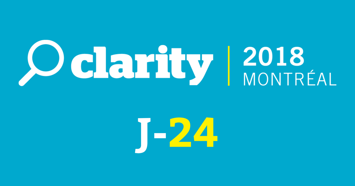 Educaloi's tweet photo. #Clarity2018 J-24! Assistez à la plénière sur l’expérience de l’éducation financière modérée par @SGrammond! Camille Beaudoin, Patricia Callon, Jane Rooney et un représentant de la @banquenationale y participeront! Inscrivez-vous : https://t.co/R4jfeb3JVn https://t.co/nwrBIDM2vO