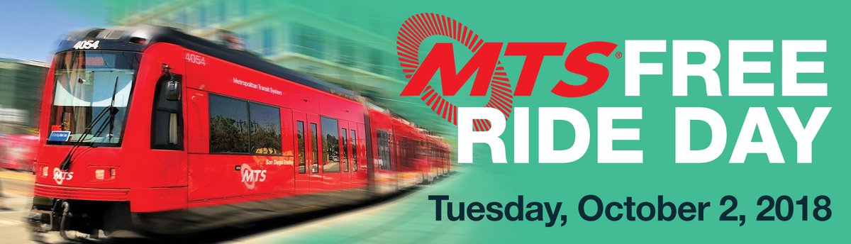 CityofIB's tweet photo. Tomorrow is #FreeRideDay with Metropolitan Transit System! Leave the wheels at home and change the way you move-even just for a day! #LowerGreenhouseEmissions #ChangetheWayYouMove #ImperialBeach #ClassicSoCal https://t.co/IvBxx6hz9E