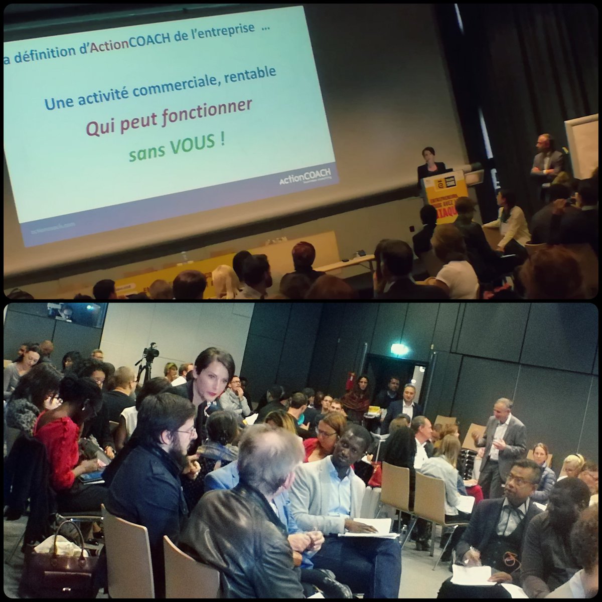 ActionCOACH_Fr's tweet photo. Nos #Coachs Maud et Jean-Yves vous expliquent comment développer votre entreprise en 6 Étapes, et c'est au #SalonSME ! https://t.co/TM0MqWcncU
