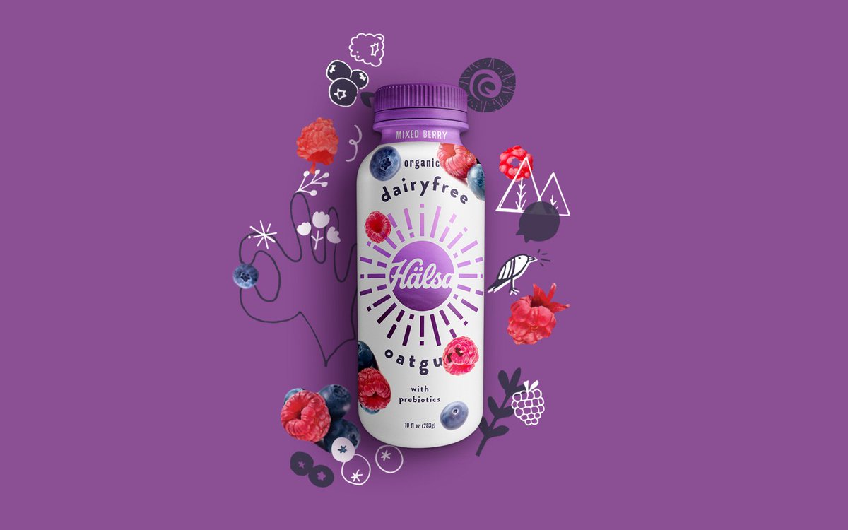 IACDesignRoma's tweet photo. Il #packaging della Hälsa è una vera esplosione di colori. 🤯

Nome del progetto: Hälsa Oatgurt™
Agenzia grafica: Wink https://t.co/PQdVzHdXvZ