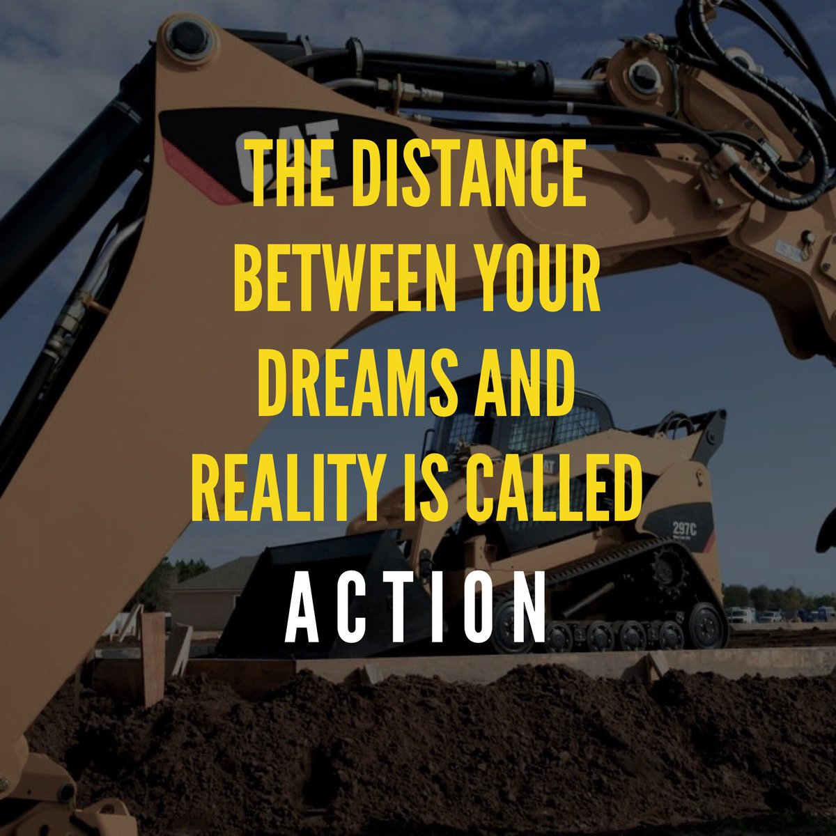 haytrac's tweet photo. "The distance between your dreams and reality is called action." https://t.co/eyXjSLB7qd
