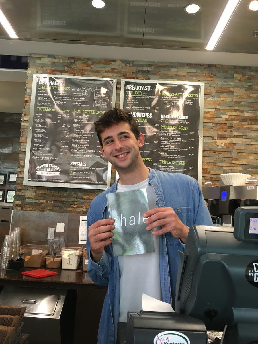 ShaleJournal's tweet image. Have you read our Spring 2018 edition yet? If not, it'll certainly give you something to smile about! You can pick one up at the Common Grounds on campus.

Be the next published undergrad: submit for this year's Fall edition of Shale! shalejournal.org/submit #uky
