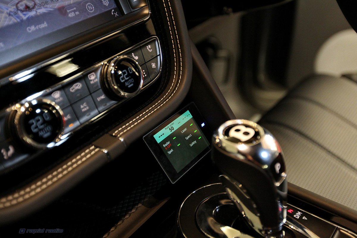 stinger_usa's tweet photo. The guys at @rapidradio continue to do great installs. #StingerView #RadarDetector #LaserShield #Bentley https://t.co/T7fg8jxshb https://t.co/GXbJDgx4YD