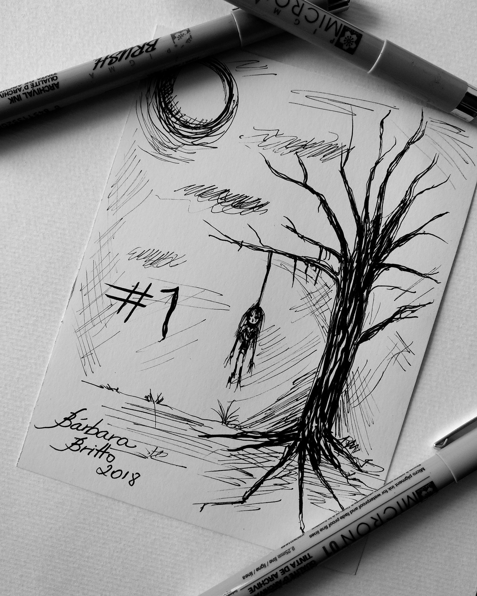 Souls of Nature - pencil drawings series