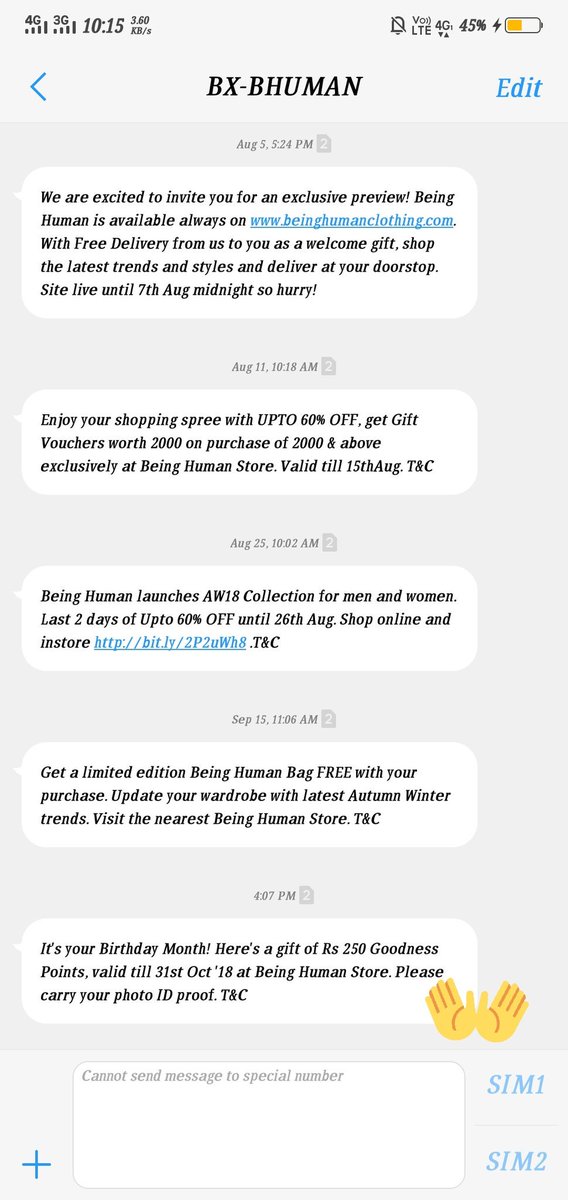 Prem_Manish01's tweet photo. #BeingInTouchApp
#BeingHumanClothing @BeingHumanSyfy
@BeingInTouch Thank u soo much โค
(: @BeingSalmanKhan Love u Megastar๐ https://t.co/SbBdSgO1XB