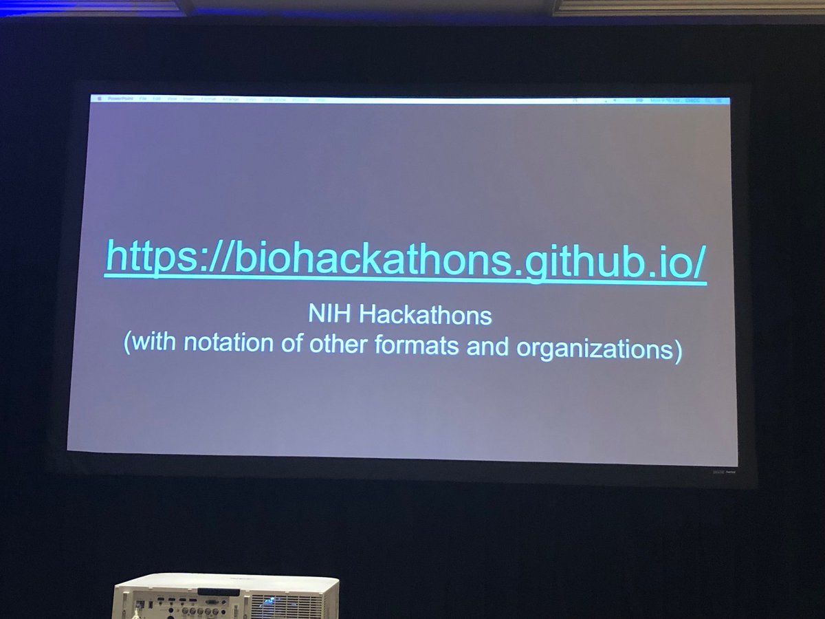 wakibbe's tweet photo. .@ci4cc #CI4CC2018 @seandavis12 Running #biohackathons @NIH @theNCI Adult learning means focusing on useful problems with current relevance https://t.co/dT5jy7qJAR. https://t.co/fQ2MUPFJcT