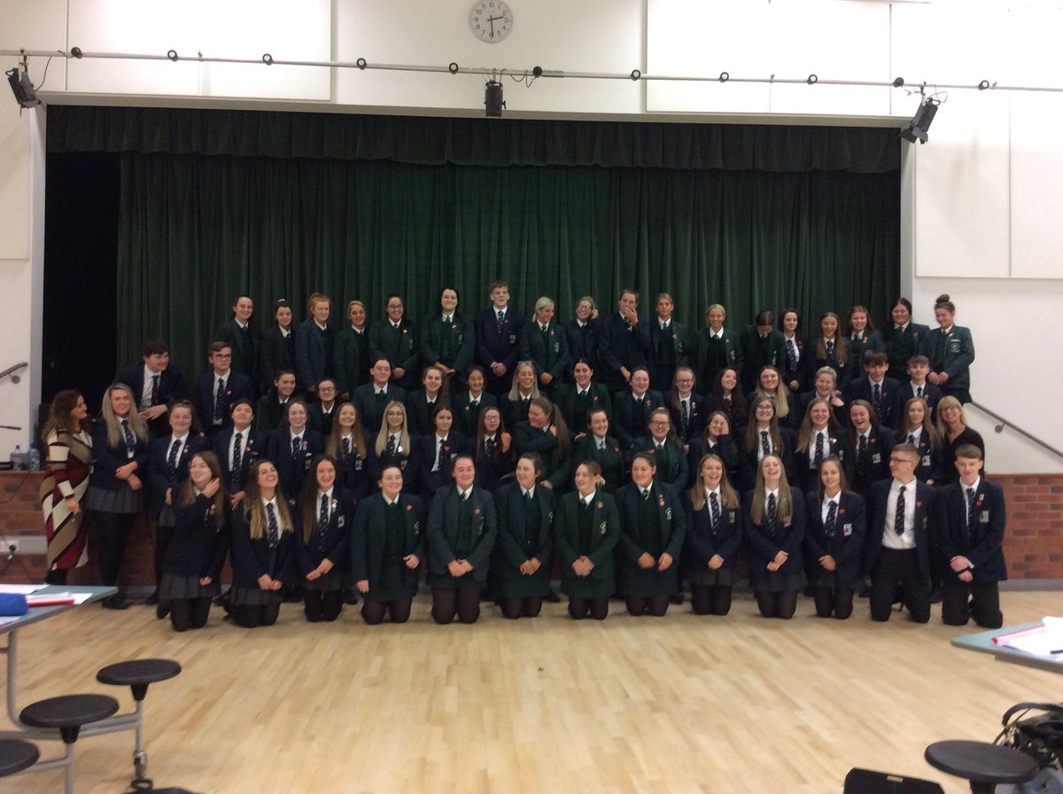 6th_cecilias's tweet photo. Our wonderful 6th form students from St.Cecilia's and Lisneal during the Leadership/Prefect training with REACHAcross @stceciliasderry https://t.co/JanlYyvNXW
