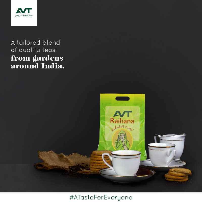cumibuonieo's tweet photo. You don't have to miss the taste of authentic Indian tea any longer with AVT Raihanna! Avaialable now in UAE, Saudi Arabia and Qatar.

#ATasteForEveryone #AVTGroup #AVTRaihannaTea #AVTBeverages https://t.co/JmKay90Xn9