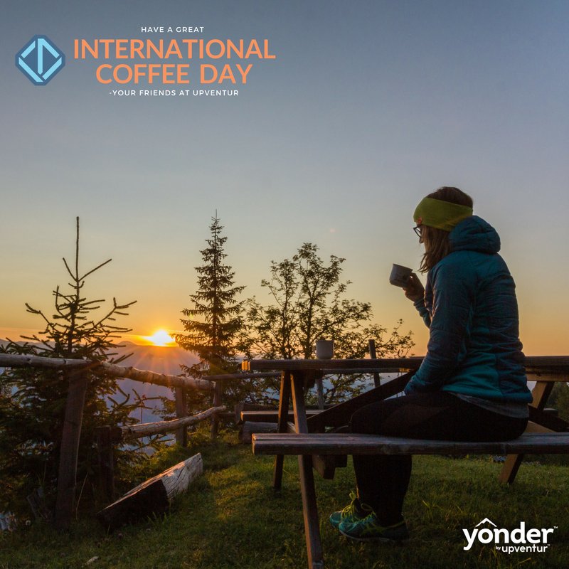 There's nothing better than a cup of coffee and a sunrise to inspire a new adventure. As you sip your coffee this morning, where in the world would you like to be at this moment? #internationalcoffeeday #newadventure #mondaymotivation
#Upventur #Yonder