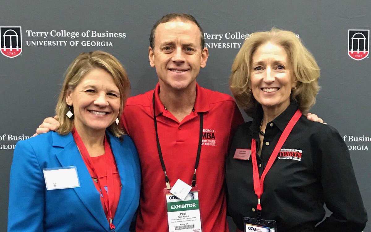 Huge thanks to Elaine Krehmeyer, Paul Allaire, and Patti Zettek for supporting our #GeorgiaMBA students at 2018 the #NBMBAA conference in Detroit!