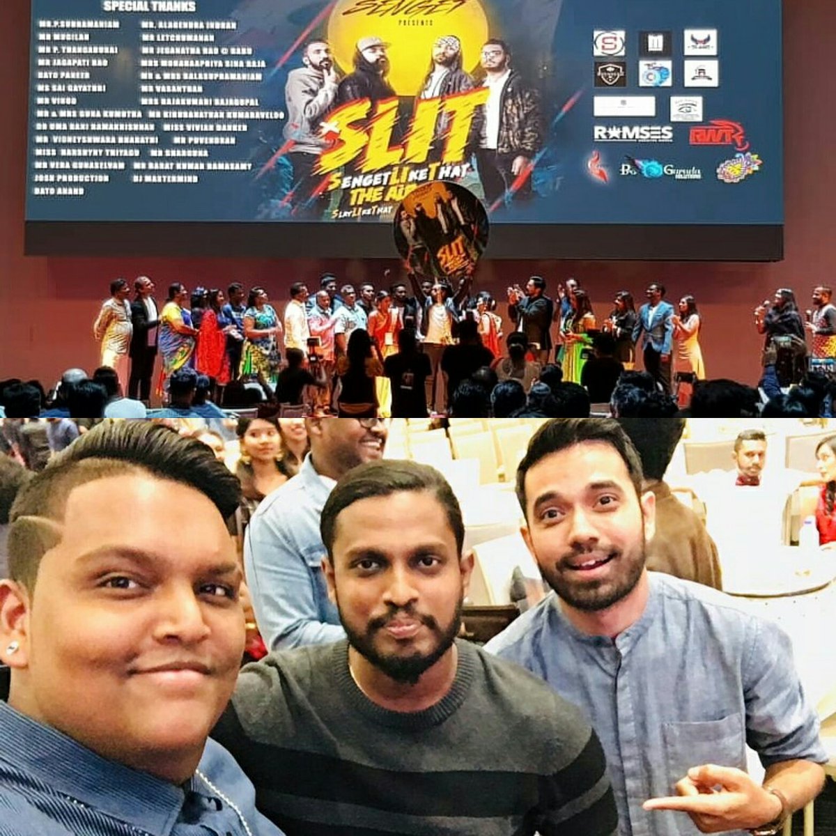 Prezley's tweet photo. Congratulations to #TroopSenget on their maiden Album Launch..!! Dope beats..!! #SLIT #SupportMalaysianMusic https://t.co/4KaaXoEC3N