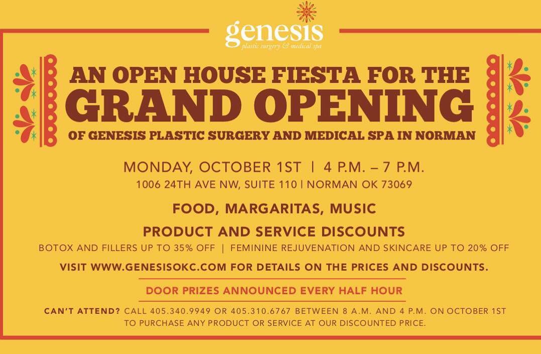 @genesismdokc Grand Opening Fiesta! Tacos , Margaritas &amp; Botox can’t get any better <a href="/taco_addict_okc/">Taco Addict Food Trailer</a> #tacostacostacos <a href="/FoodintheFour05/">Food in the Four05</a> @iateoklahoma <a href="/BookOkcFoodTrks/">OKC FOOD & FUN</a> #tacostuesdayeveryday <a href="/margarita/">Margarita</a> #botox #booklocalfoodtrucks #supportlocalokc #doubledoozies #otisspunkmeyer
