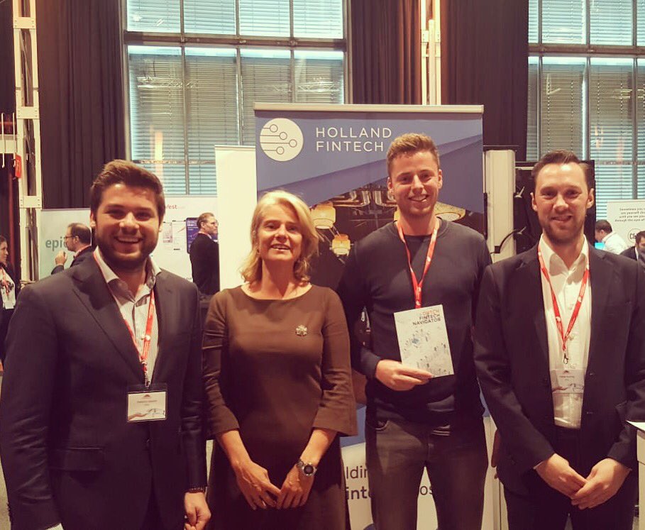 Bittiq and @hollandfintech with the head of Economic Affairs of the Dutch embassy in Switzerland #lekkerbezig🇨🇭