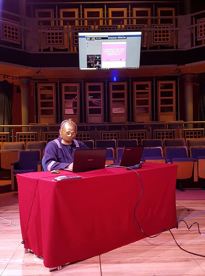 Very pleased to have staged my performance SPAM at the beautiful venue #FondazzjoniKreattività in #Malta for Creative Legacies at #DRHA2018