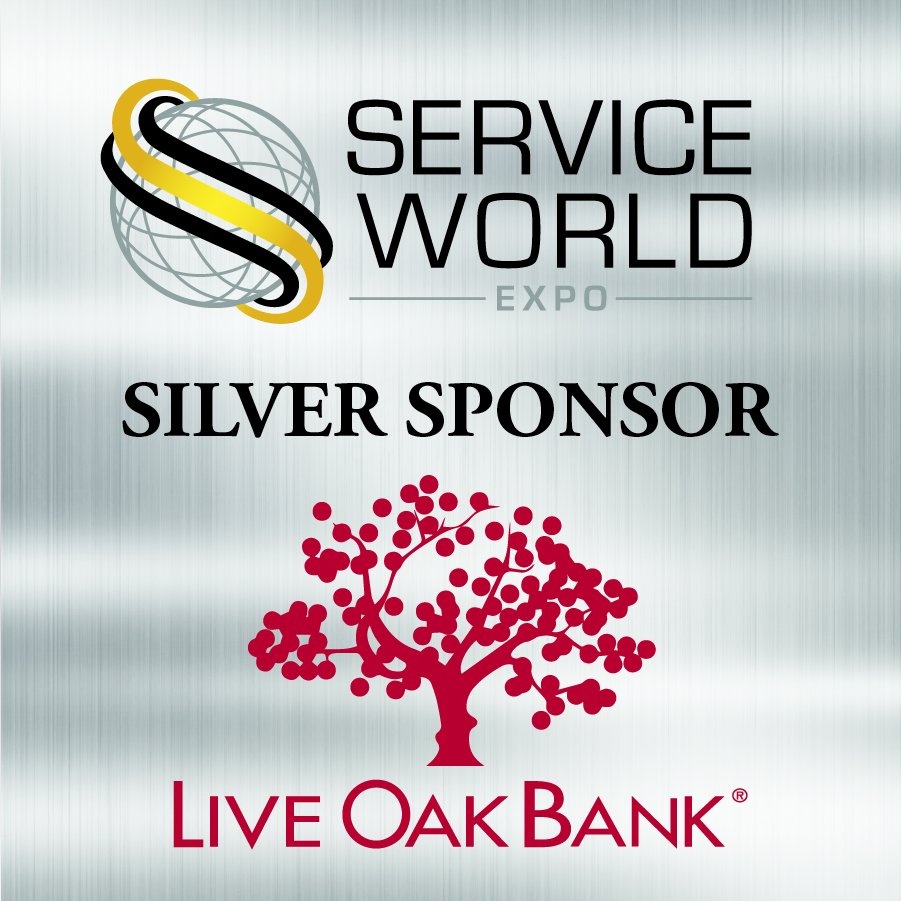 Today's spotlight goes to <a href="/LiveOakBank/">Live Oak Bank</a> ; one of our Silver Sponsors for this years Service World Expo in Las Vegas! Come visit them at booth 1614!💥💥

If your haven't registered yet, please go to serviceworldexpo.com/attend/registr… or call (844) 742-3970! #SWE2018