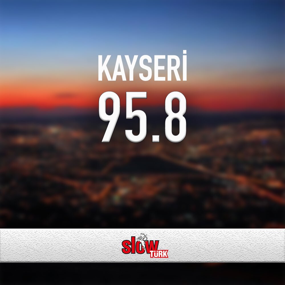 twitter वर slowturk kayseri frekansimiz acildi kayseri deki dinleyicilerimiz bizi 95 8 frekansindan dinleyebilirsiniz slowturk kayseri frekans https t co zfr98gjn0h twitter