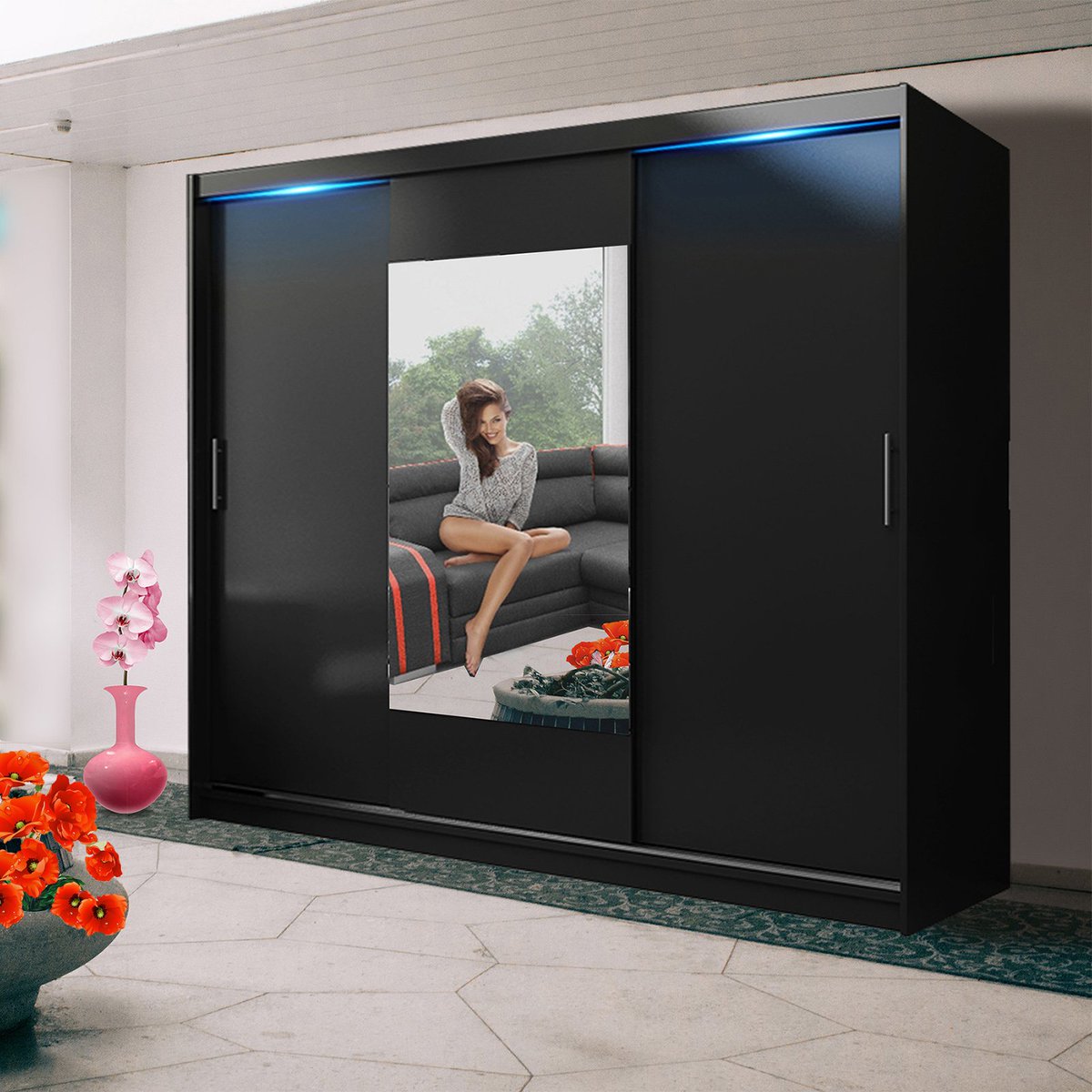 Wardrobe Bunk Bed Sofa Furniture On Twitter Big Wardrobe With 3