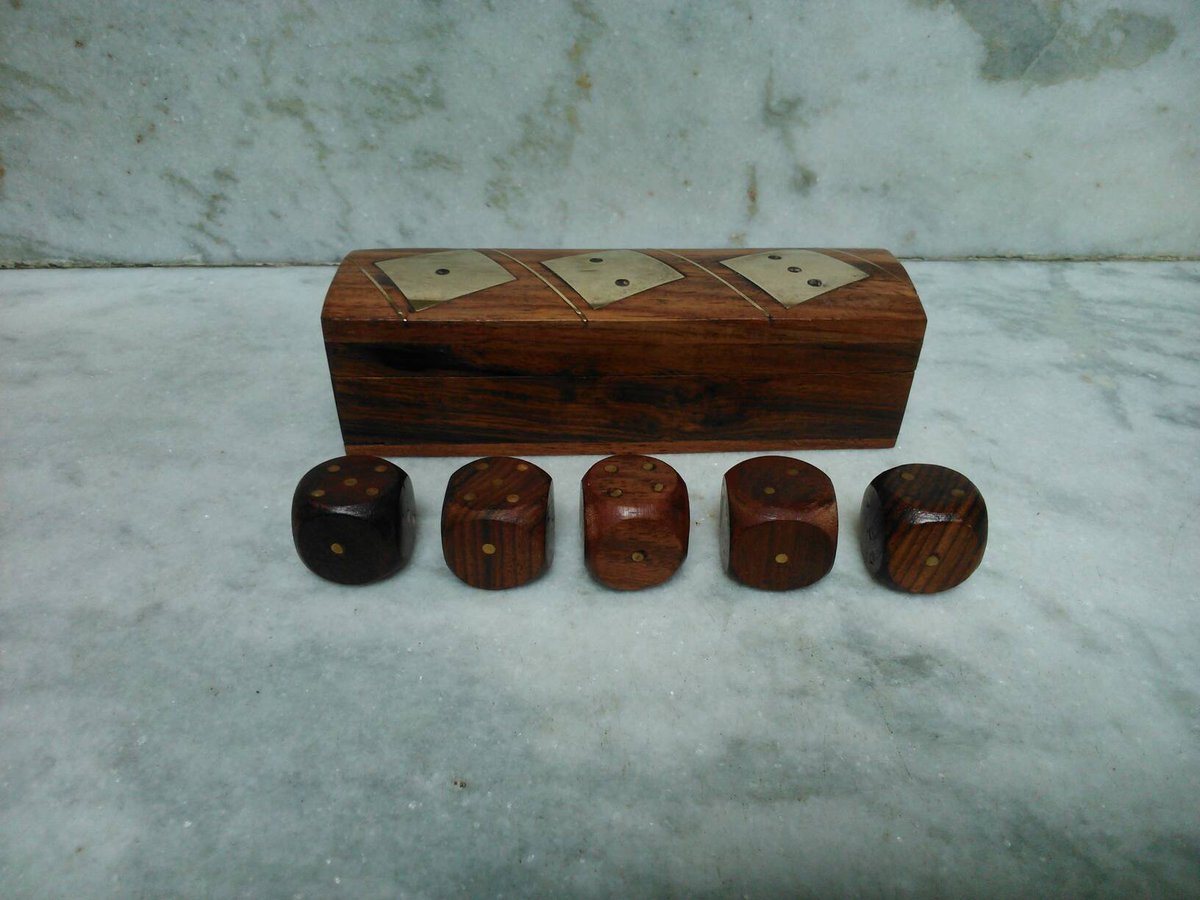 sarahcreatik's tweet photo. Excited to share the latest addition to our #etsy shop @sreation 

 || Vintage Wooden Dice Set || Handmade wooden Dices with wooden box. #woodendice #vintagewood #woodenbox #etsyfinds #etsygifts #etsyseller #sreation #etsysocial  https://t.co/T4KF3HvclQ https://t.co/5zGXl3X3Oh