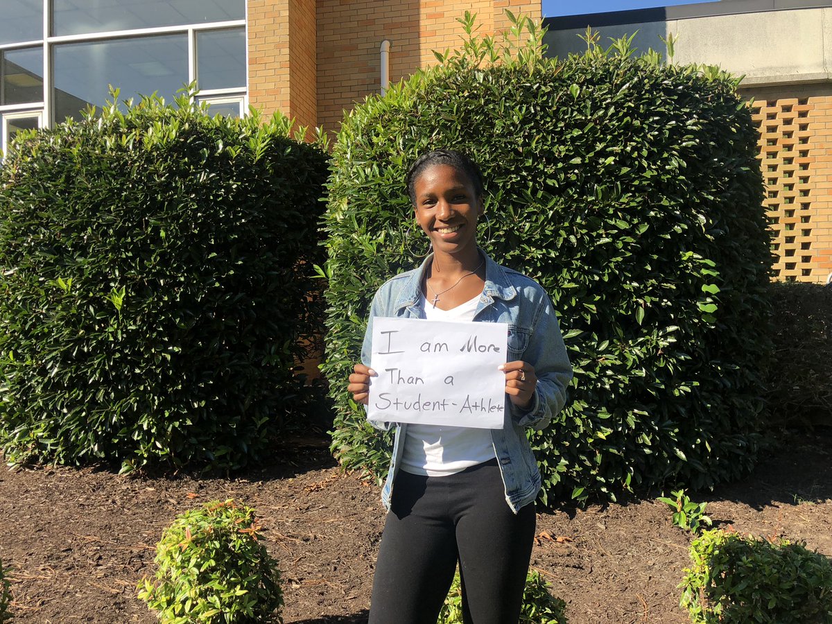 HU_SAAC's tweet photo. โI am more than a student-athlete!โ #HamptonNation #RespecttheH #NCAAInclusion #BigSouthMade #HUSAAC https://t.co/TRvBBSJviw