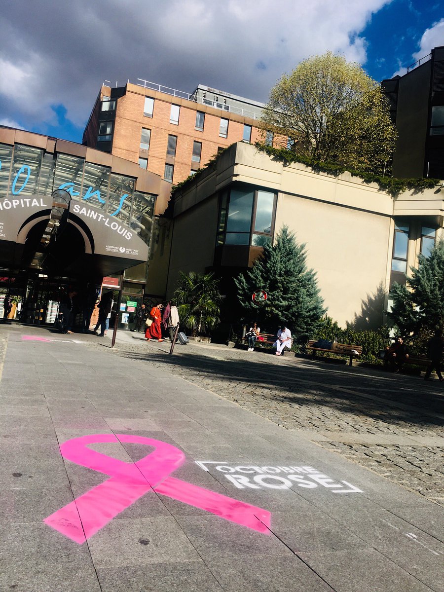 HopSaintLouis's tweet photo. À l’occasion d’#OctobreRose, l’hôpital Saint-Louis s’est paré de rose pour sensibiliser au cancer du sein. #TousConcernés #APHP https://t.co/LqeI0d7D1X