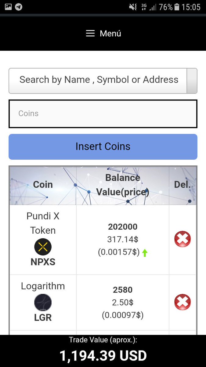 eTrackerWeb's tweet photo. eTrackerWeb opens its doors !!. A new portfolio with the right information you need. Connect as many wallets as you have and control their value. Also add your investments in exchanges. Soon, eTrackerCoin only for our users.
https://t.co/bofGsNVX9P
#crypto #Blockchain #airdrop https://t.co/u5cucwBDOd