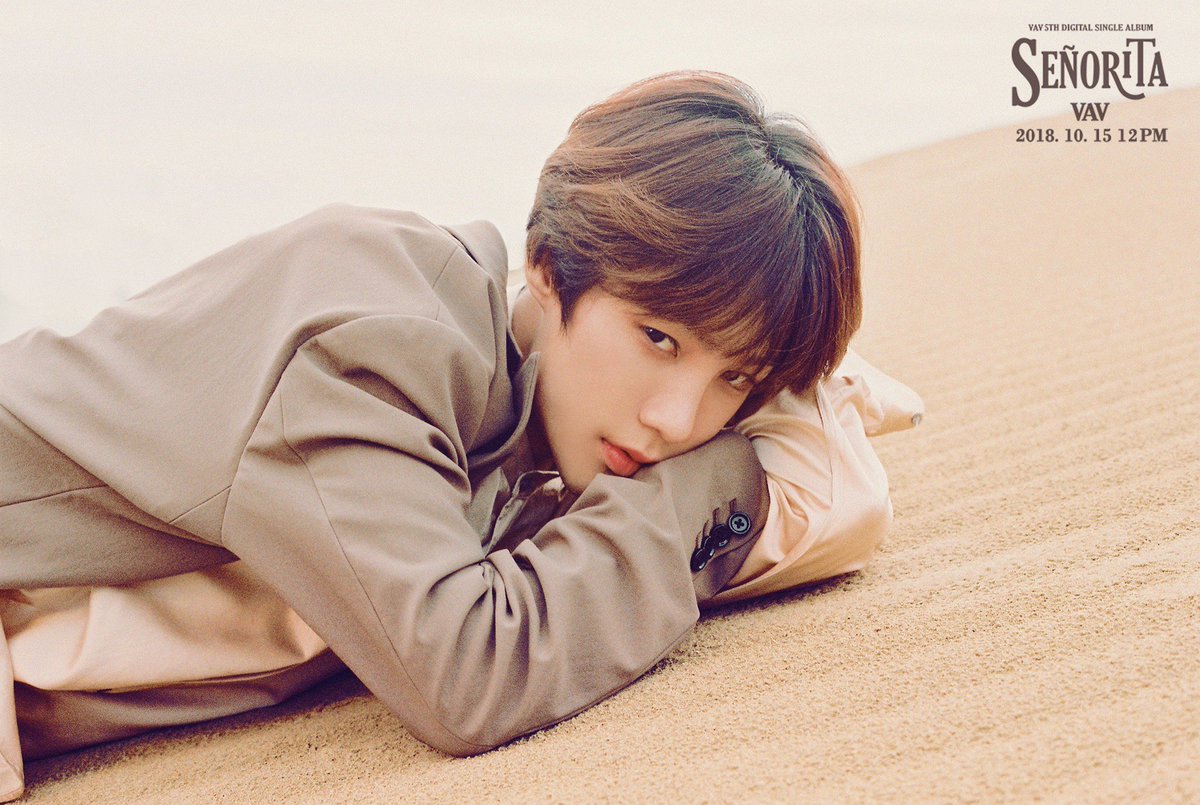 VAV_official's tweet image. #VAV ‘SENORITA’ CONCEPT PHOTO #1. BEGIN

2018.10.15 PM12 (KST)

#VAV #브이에이브이 #Ayno #에이노
#SENORITA #señorita #세뇨리따 #VAVSenorita 
#KayOne #StardOva #RyanJhun
#20181015 #COMEBACK