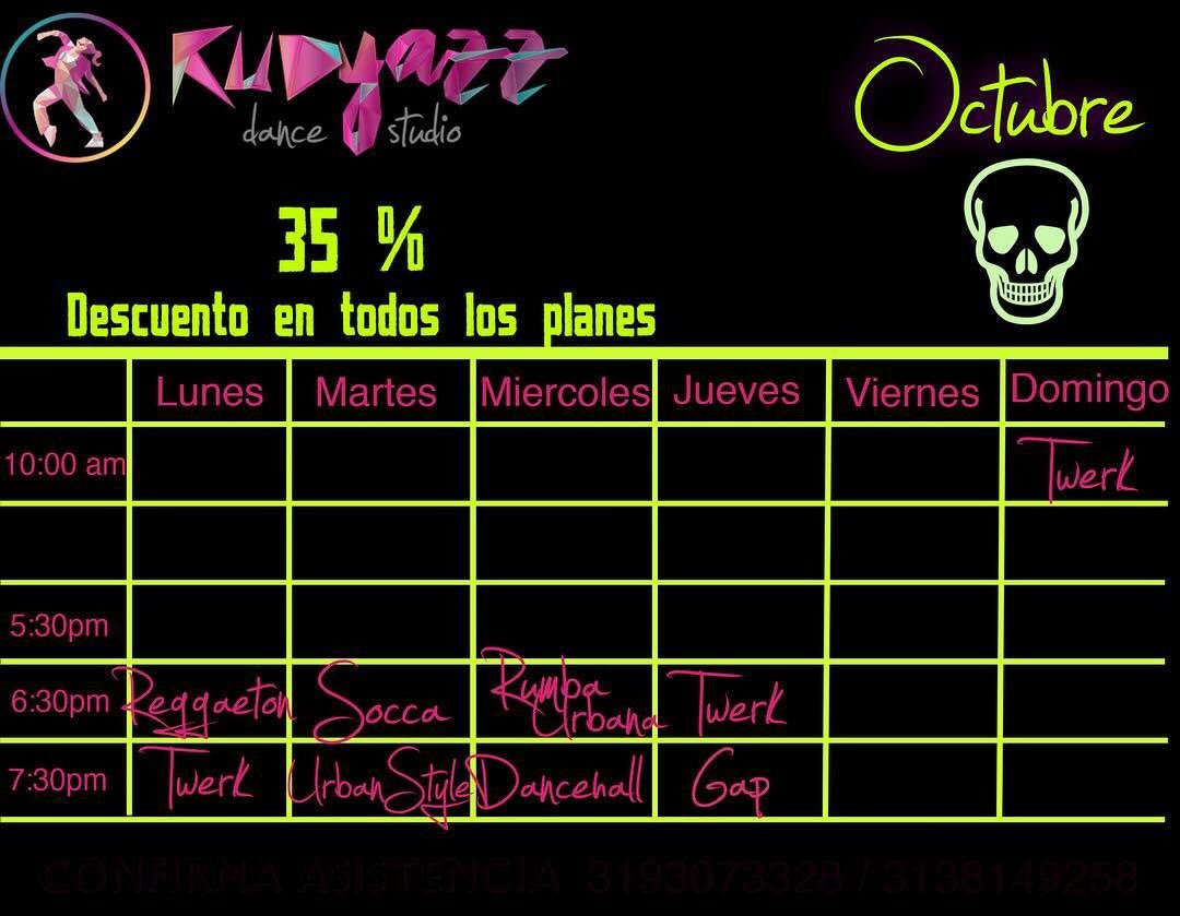 Rudyazz_studio's tweet photo. 💃🏾🕺🏻Así viviremos #octubre en Nuestra Casa #rudyazz. Aprovecha en todos Nuestros planes un #descuento del 35% y además participa en la Rifa de un Shorts 👻 https://t.co/dmbscq2ogh