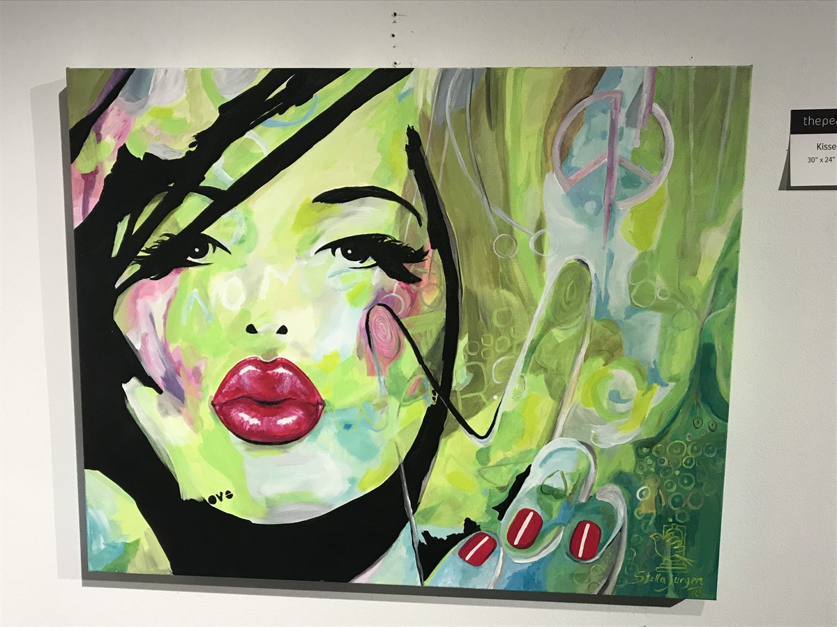 Fabulous Opening Night for the "Kissed" exhibit by <a href="/StellaJurgen/">Stella Jurgen</a> at <a href="/ThePeachGallery/">The Peach Gallery</a>. Thank you Stella for your dedication to Abrigo. A percentage of sales will be donated to our agency. Thanks as well to <a href="/sitjdc/">Manuel DaCosta</a> for your continued generous support. It's on until Oct. 21!