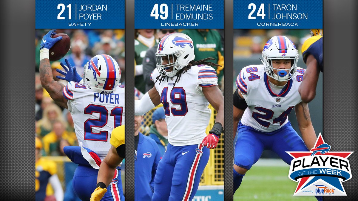 BuffaloBills's tweet photo. Vote for the BlueRock Player of the Week: https://t.co/GBaOg0qxFm https://t.co/3aJqTp7rvF