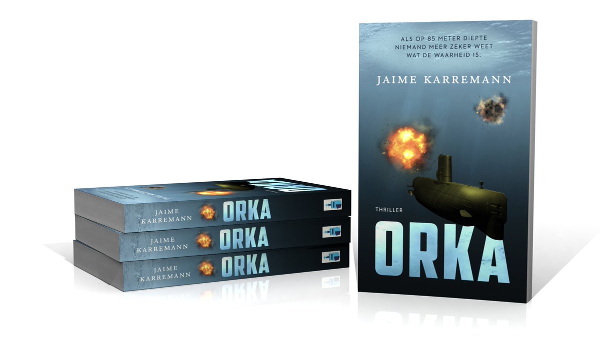 De eerste Nederlandse onderzeebootthriller: Orka! Vanaf nu is dit boek in de voorverkoop. En het gaat niet om een, niet om twee, maar drie verschillende edities van deze verrassende #thriller. Lees verder:  marineschepen.nl/nieuws/orka-bo…
