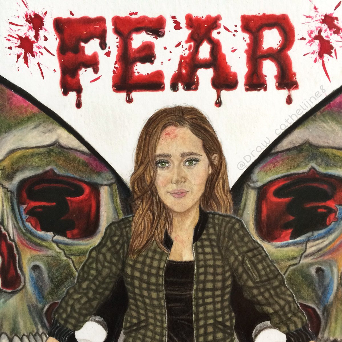 Draw_cathelijne's tweet photo. 💉FEAR ALICIA CLARK💉

I really love to draw blood but it's also super challenging to catch the shiny dripping structure.
What do you think? Leave your thoughts below, they mean a lot!👩🏽‍🎨♥️ #Fanart #AliciaClark #AlyciaDebnamCarey #FearTWD @DebnamCarey https://t.co/xaUOcoMeeb